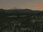A natural landscape in X-Plane 10